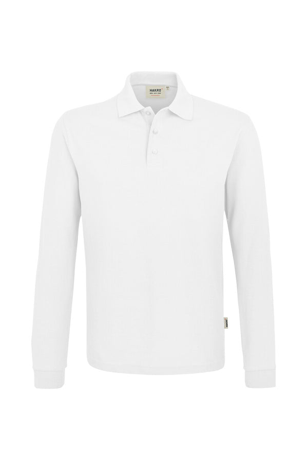 HAKRO Longsleeve-Poloshirt MIKRALINAR® 815 weiß