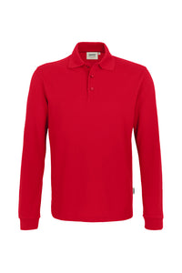 HAKRO Longsleeve-Poloshirt MIKRALINAR® 815 rot