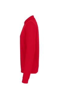 HAKRO Longsleeve-Poloshirt MIKRALINAR® 815 rot