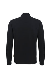 HAKRO Longsleeve-Poloshirt MIKRALINAR® 815 schwarz