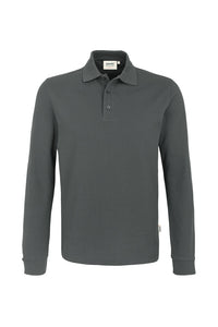 HAKRO Longsleeve-Poloshirt MIKRALINAR® 815 anthrazit