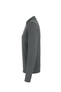 HAKRO Longsleeve-Poloshirt MIKRALINAR® 815 anthrazit