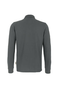 HAKRO Longsleeve-Poloshirt MIKRALINAR® 815 anthrazit