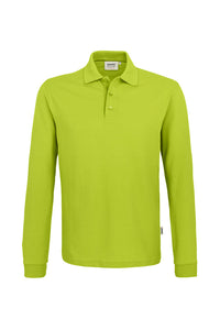 HAKRO Longsleeve-Poloshirt MIKRALINAR® 815 kiwi