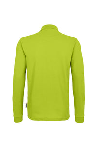 HAKRO Longsleeve-Poloshirt MIKRALINAR® 815 kiwi