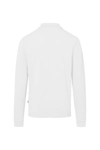 HAKRO Pocket-Longsleeve-Polo MIKRALINAR® ECO 817 weiß