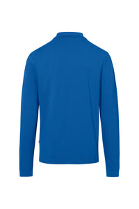 HAKRO Pocket-Longsleeve-Polo MIKRALINAR® ECO 817 royalblau