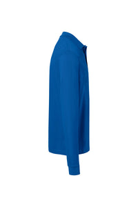 HAKRO Pocket-Longsleeve-Polo MIKRALINAR® ECO 817 royalblau