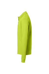 HAKRO Pocket-Longsleeve-Polo MIKRALINAR® ECO 817 kiwi