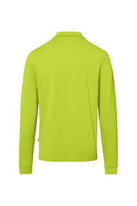 HAKRO Pocket-Longsleeve-Polo MIKRALINAR® ECO 817 kiwi