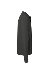 HAKRO Pocket-Longsleeve-Polo MIKRALINAR® ECO 817 karbongrau