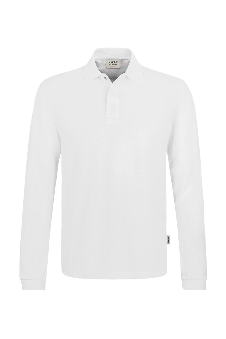 HAKRO Longsleeve-Poloshirt MIKRALINAR® HACCP 821 weiß