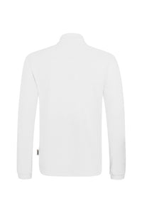 HAKRO Longsleeve-Poloshirt MIKRALINAR® HACCP 821 weiß