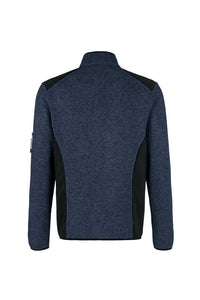 HAKRO Strickfleecejacke 836 marine meliert