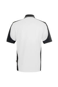 HAKRO Poloshirt Contrast MIKRALINAR® 839 weiß/anthrazit