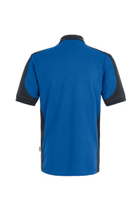 HAKRO Poloshirt Contrast MIKRALINAR® 839 royalblau/anthrazit