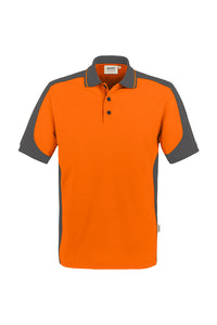 HAKRO Poloshirt Contrast MIKRALINAR® 839 orange/anthrazit