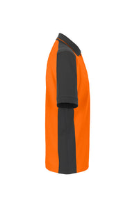 HAKRO Poloshirt Contrast MIKRALINAR® 839 orange/anthrazit