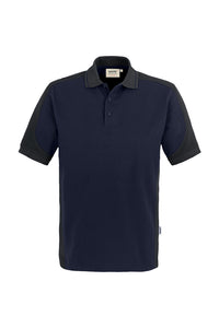 HAKRO Poloshirt Contrast MIKRALINAR® 839 tinte/anthrazit