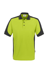HAKRO Poloshirt Contrast MIKRALINAR® 839 kiwi/anthrazit