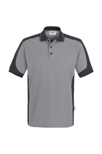 HAKRO Poloshirt Contrast MIKRALINAR® 839 titan/anthrazit