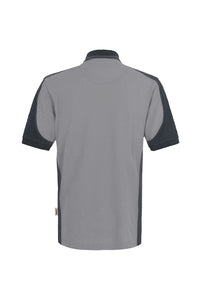 HAKRO Poloshirt Contrast MIKRALINAR® 839 titan/anthrazit