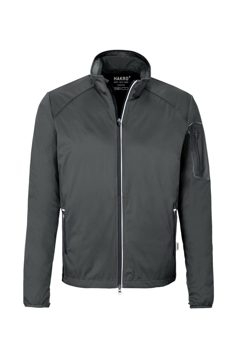 HAKRO Light-Softshelljacke 856 anthrazit