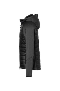 HAKRO Kapuzen-Hybridjacke Contrast 865 schwarz