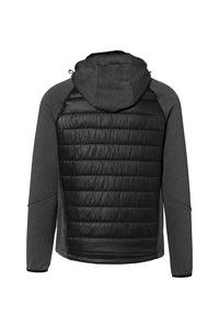HAKRO Kapuzen-Hybridjacke Contrast 865 schwarz