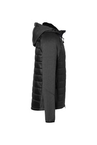 HAKRO Kapuzen-Hybridjacke Contrast 865 schwarz