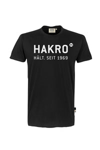 HAKRO T-Shirt Logo 1969 schwarz