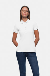 HAKRO Damen Poloshirt Classic 110 weiß