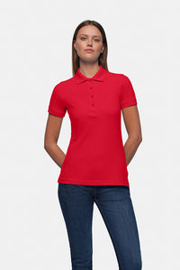 HAKRO Damen Poloshirt Classic 110 rot