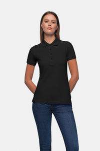 HAKRO Damen Poloshirt Classic 110 schwarz