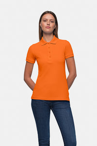 HAKRO Damen Poloshirt Classic 110 orange