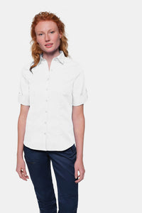 HAKRO 3/4-Arm-Vario Bluse MIKRALINAR® 120 weiß