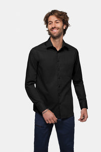 HAKRO Hemd MIKRALINAR® Comfort 123 schwarz