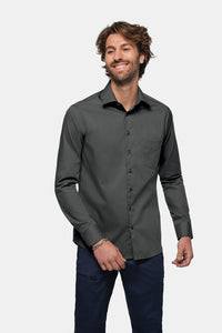 HAKRO Hemd MIKRALINAR® Comfort 123 anthrazit