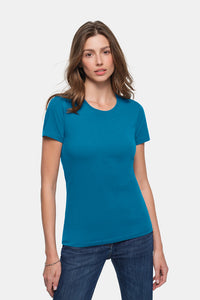 HAKRO Damen T-Shirt Classic 127 petrol