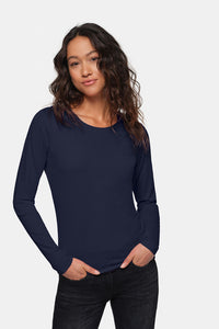 HAKRO Damen Longsleeve Classic 178 tinte