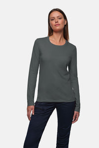HAKRO Damen Longsleeve MIKRALINAR® 179 anthrazit
