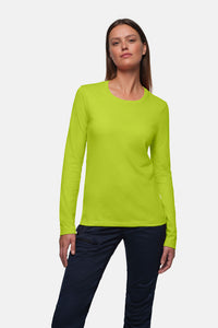 HAKRO Damen Longsleeve MIKRALINAR® 179 kiwi