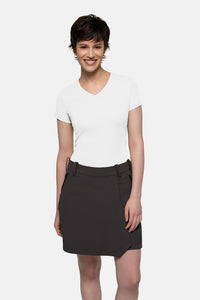 HAKRO Damen V-Shirt COOLMAX® ECO 187 weiß