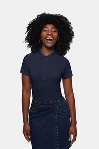 HAKRO Damen Poloshirt Pima-Baumwolle 201 tinte