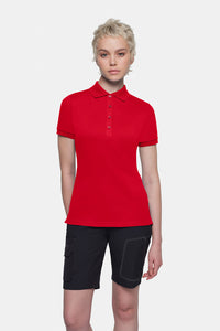 HAKRO COTTON TEC® Damen Poloshirt 214 rot