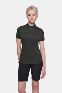 HAKRO COTTON TEC® Damen Poloshirt 214 karbongrau