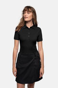 HAKRO Damen Poloshirt MIKRALINAR® 216 schwarz