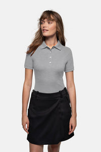 HAKRO Damen Poloshirt MIKRALINAR® 216 grau meliert