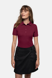 HAKRO Damen Poloshirt MIKRALINAR® 216 weinrot