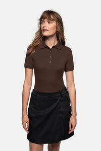 HAKRO Damen Poloshirt MIKRALINAR® 216 schokolade